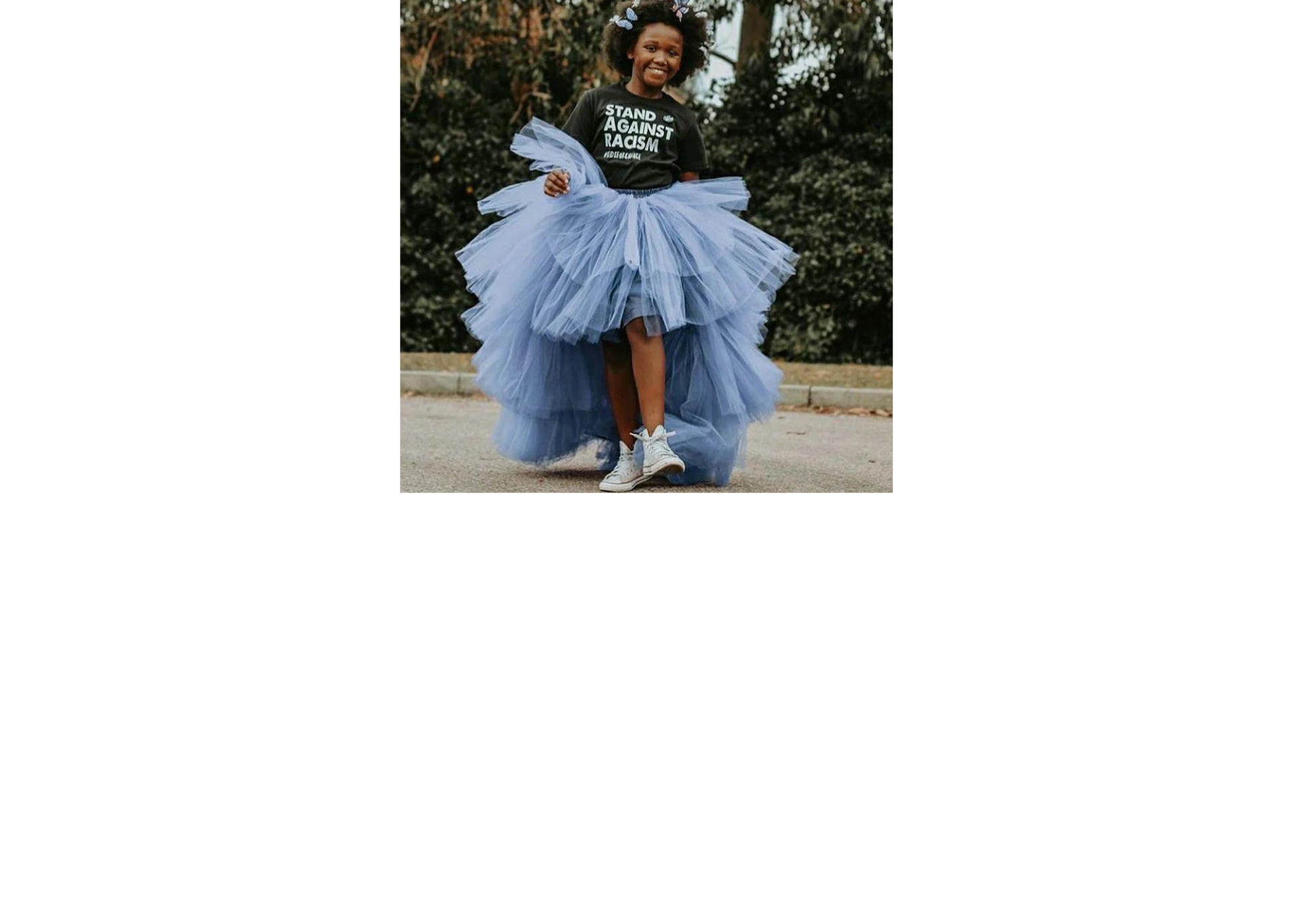 Fashion Ruffled Tulle Tutu Kids Skirt High Low Tiered Child Wedding Party Skirts Mommy and Me Birthday Party Dress Photoshoot