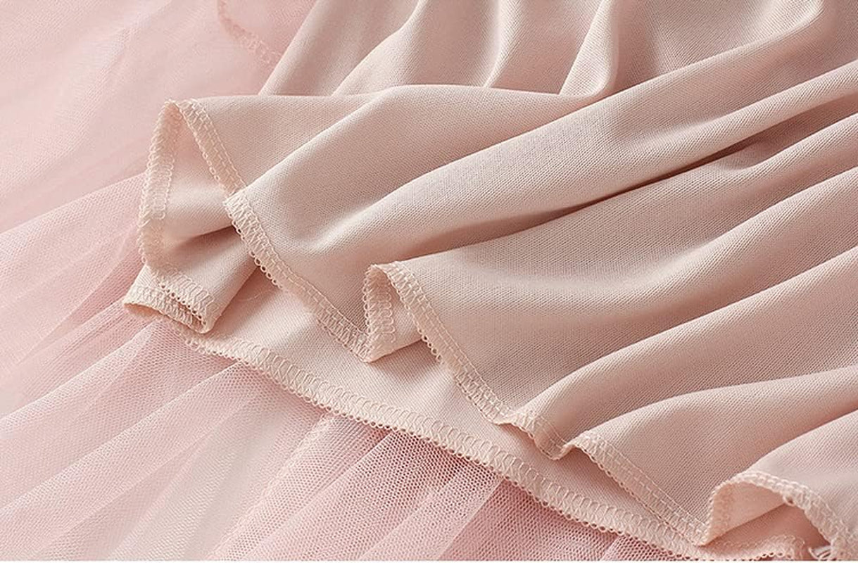 Women'S Tulle Skirt Formal High Low Asymmetrical Midi Length Elastic Waist Tutu Layered Puffy Fairy Skirts